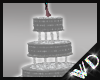 WD* Grey Wedding Cake