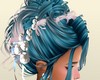 {MA} Roses Hair Teal/Pin