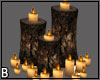Cabin Log Candles