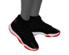 Bred 11s Black Socks (M)