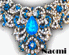 Blue Diamonds Necklace
