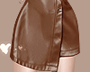 by. Leather Skirt