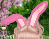 C~Bunny Pink Fur Ears