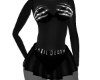 Death Black Minidress