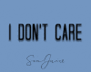 I Don't Care | M