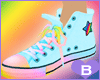 ~BZ~ Rainbow Teal Shoes
