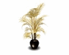 vase w/plants gold