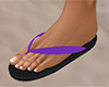 Lavender Flip Flops (F)
