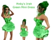 PnkyIrishGreenMini-Dress