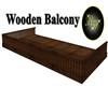 wooden balcony