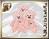 "S" THREE PINK BEARS