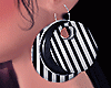 black/white earrings