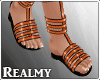 [R] Sandals - Orange