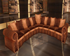 {B} Rustic Couch