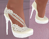 White Wedding Heels
