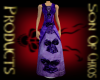 Elegant purple dress