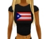 Puerto Rican Flag Black