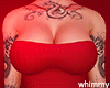 Sexy Ink Red Tats Fit