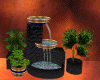 black waterfountain