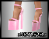 Barbies pink heels