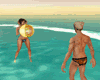 Couple Play * Beach Ball