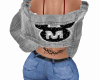 Gray top jean