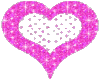pink outline heart