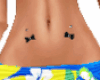dj bow hip piercings
