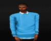 {M} Blue Sweater