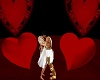 Valentine Hearts Kiss