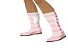 light pink boots