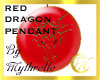 Dragon Pendant Red (F)