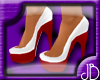 (JB) Red&Wht Heels