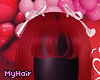 cat + bows (vday) red