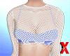 White And Blue Gill Top
