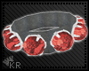 (kr) red diamond choker