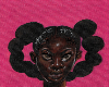 Girl with bubble braids