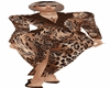 D elegant dress tiger