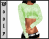 Knitted top Green