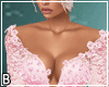 Pink Feather Gown