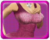 Pink Knit Short Dress