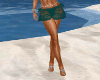 Teal Beach Skirt