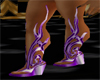 Tribal Purple Boots