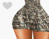 ruffle camo skirt