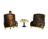 Black & Gold Chairs