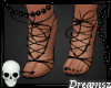 💀 Black Tied Heels