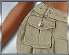 B* Siu Khaki Cargo Skirt