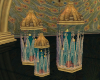 (S)Peacock lantern set
