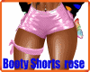 Booty Shorts  rose