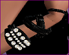 Black Bracelets +Earring